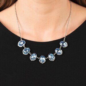 Paparazzi Jewelry Accessories - Unleash Your Sparkle - Blue Necklace - Vintage